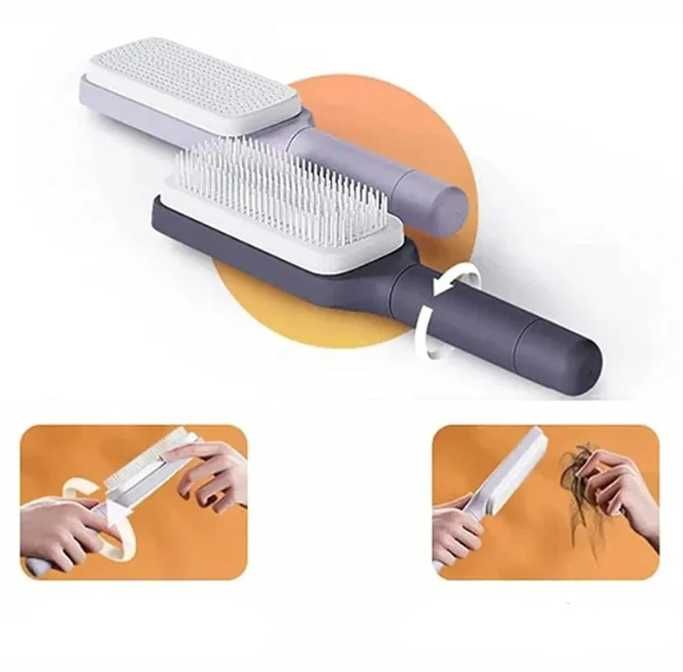 Escova com tecnologia Auto Limpante De cabelo suave NOVO ENVIO GRÁTIS