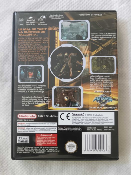 Metroid Prime [Nintendo GameCube, 2003] 100% Complete - FR - Authentic