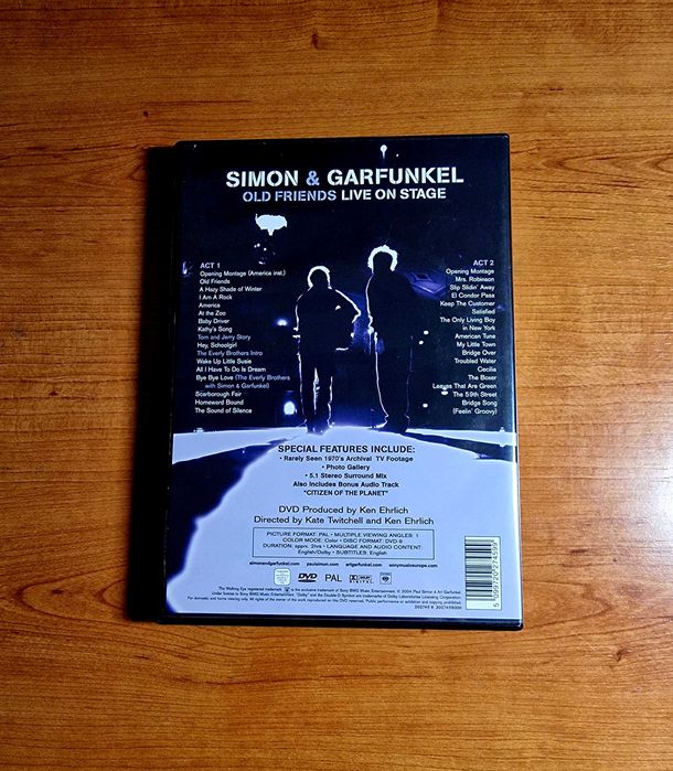 SIMON & GARFUNKEL Old Friends |Live on Stage O Reencontro /dvd+Libreto