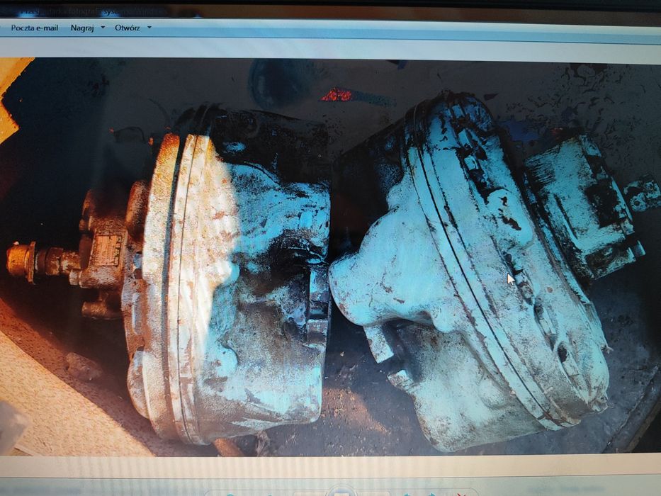 Hydromotor 40 60 100 kw panel solar laweta unimog 406 głowica wał sprzęgło hydrauliki