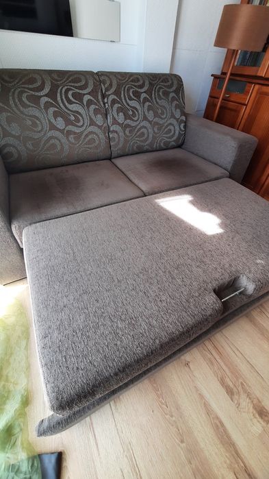 Sofá Cama de 2 Lugares C/ Banqueta