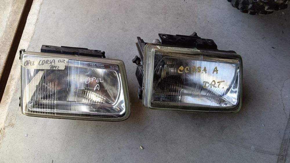 Ótica farol Opel Corsa A óptica 1992