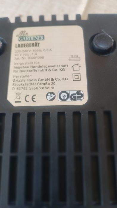 Mr.Gardener ładowarka 40V