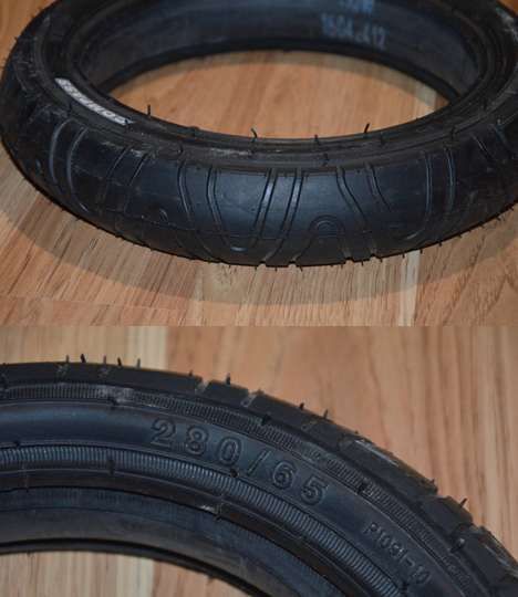 Покришки ( шини, скати) на коляску.