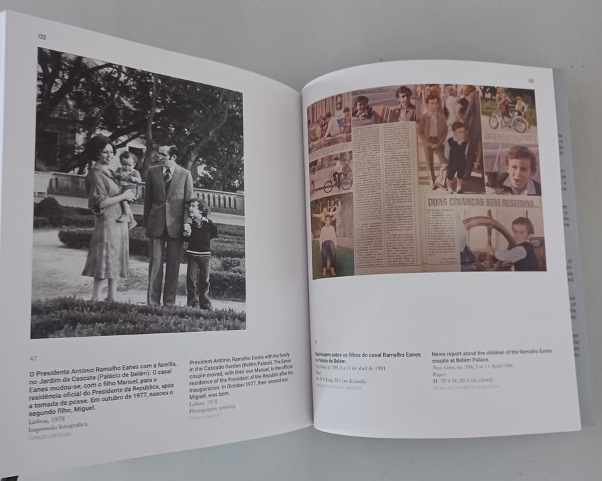 Livro "Eanes", catálogo Museu da Presidência da República