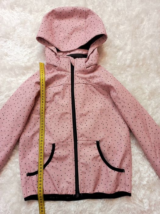 Куртка жилетка вітровка кофта 128-134 рожева блакитна безрукавка хутро