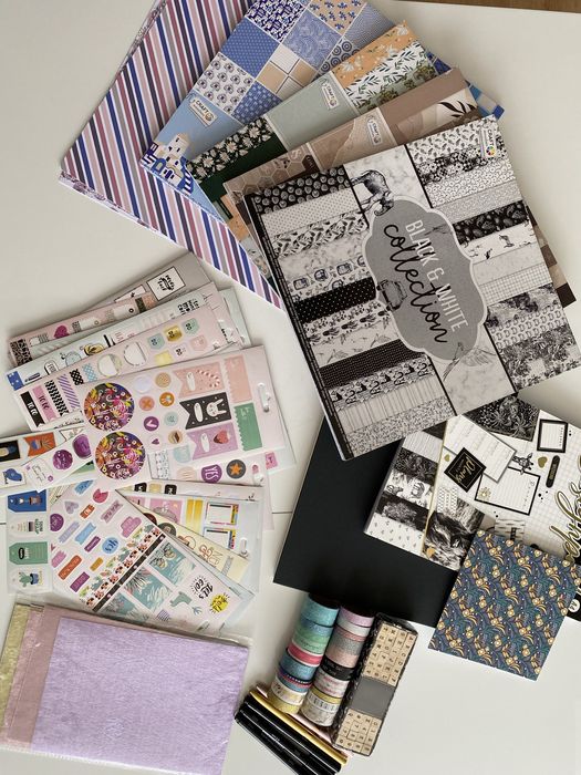 Zestaw journaling/ bullet journal / scrapbooking