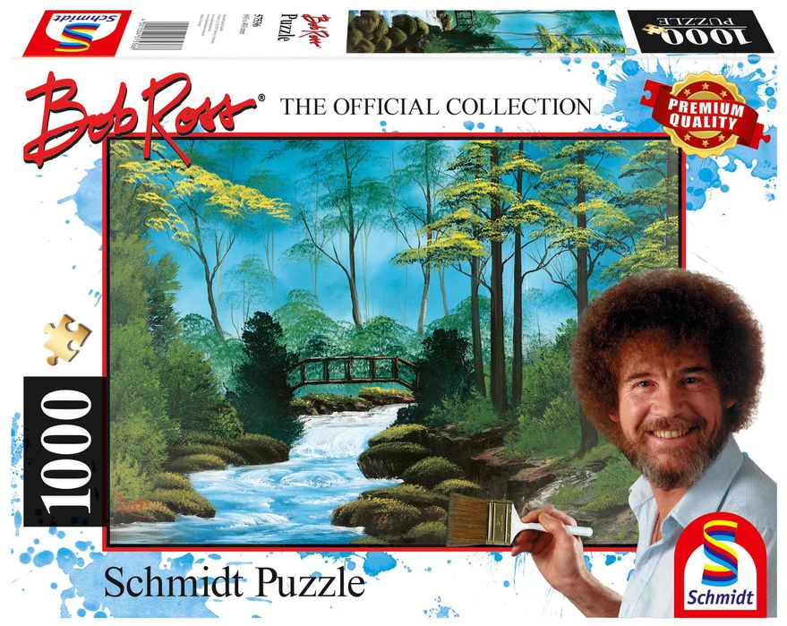 Puzzle 1000 Pq Bob Ross Samotny Most 111723 Schmidt Puzzle