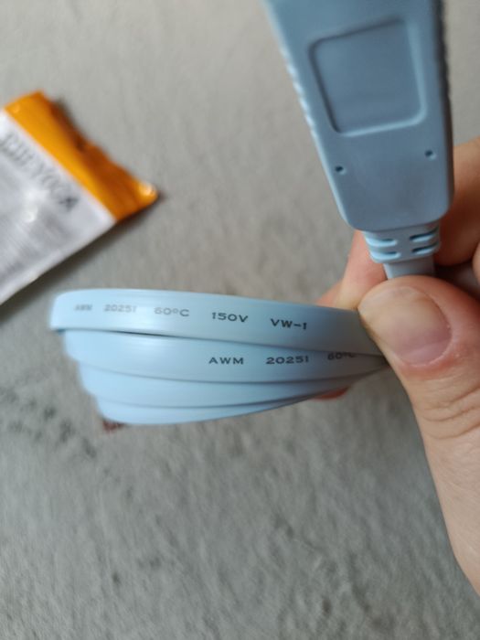 RIIE YOCA Console Cable RJ45to USB C (1.5m) консольний кабель, блакитний.
