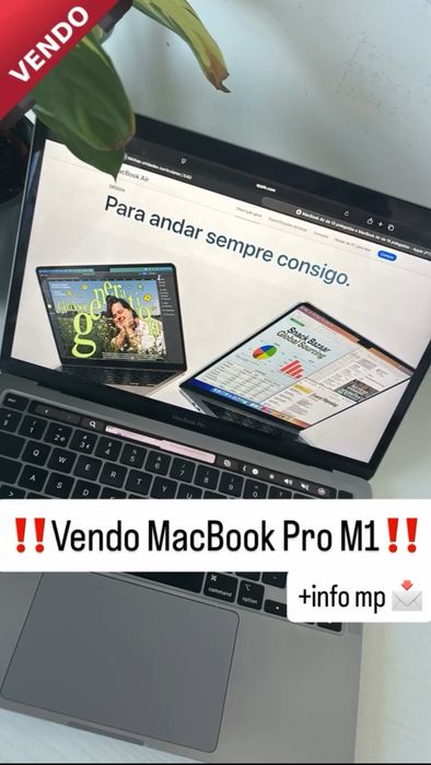 Macbook Pro M1 com toutch bar