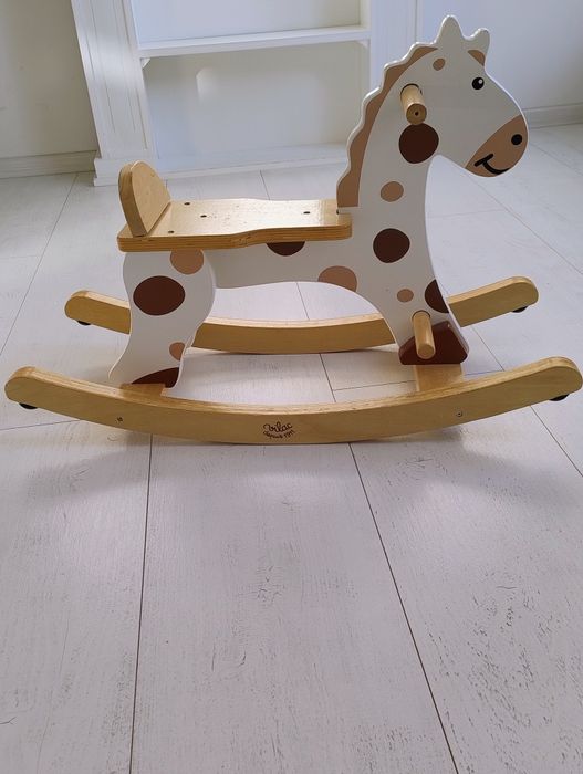 Drewniany konik na biegunach Vilac