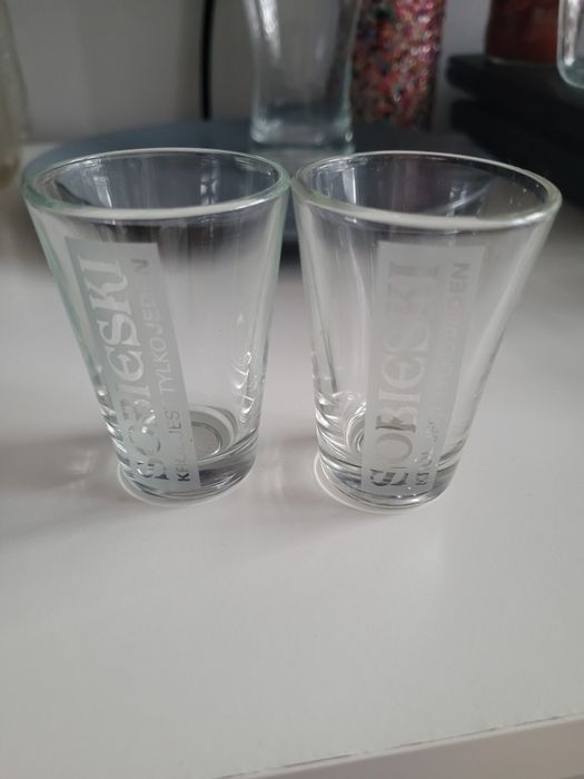 2 nowe kieliszki Sobieski