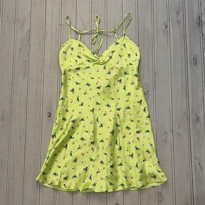 Satynowa sukienka XS zara