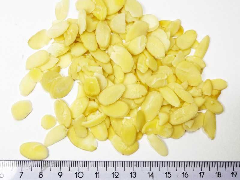 Migdał płatki 0,9 mm grube blanszowane migdały w płatkach