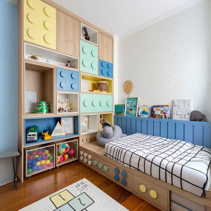Mobília infantil e quarto montessori