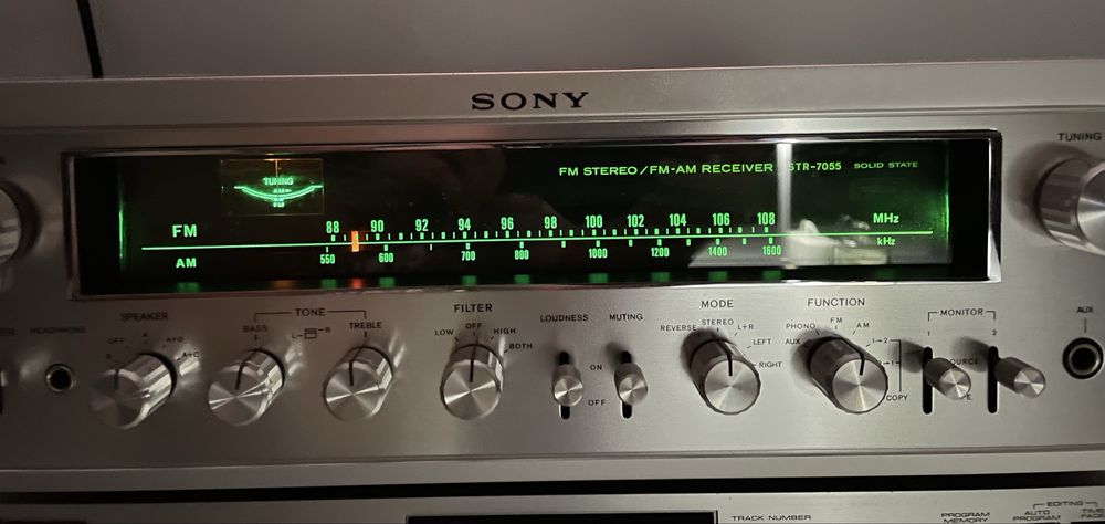 Amplituner  SONY 7055  vintage 1972r.