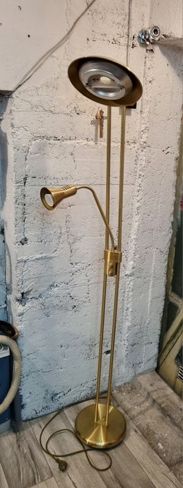 Lampa Stojąca Złota