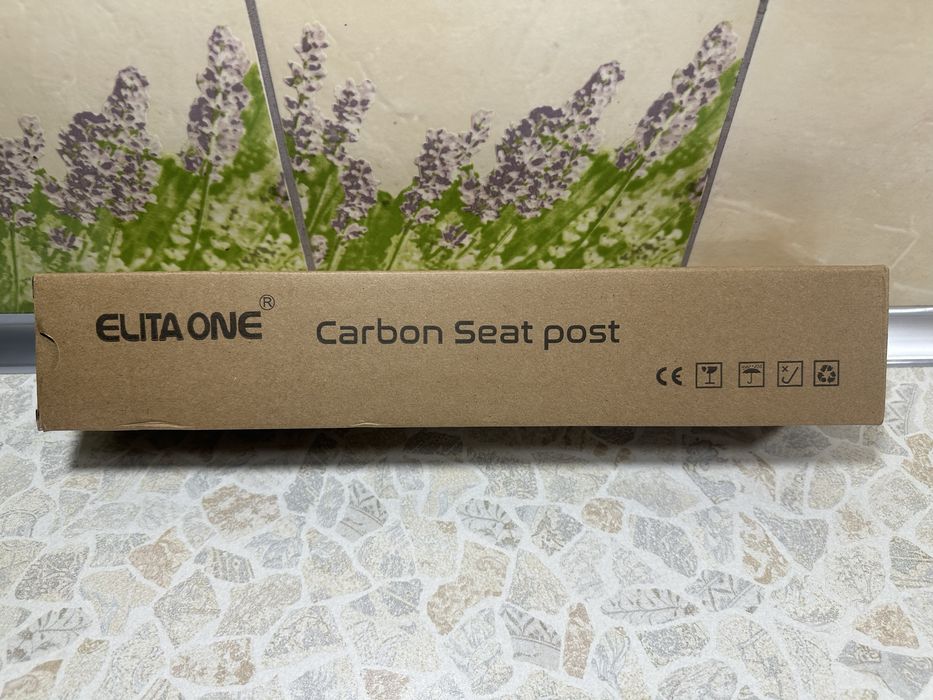 Карбоновый подседельный штырь, Carbon Elita One, 27.2, 350мм, seatpost