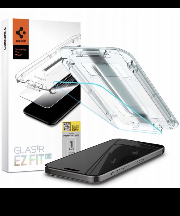 Iphone 15 pro max / spigen / szklo / nowe
