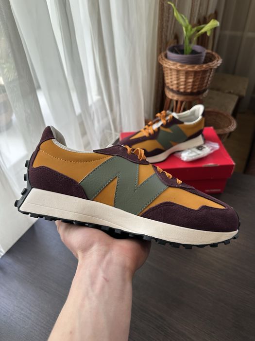 Кросівки яоловічі New Balance 327 MS327LY1 Madras Orange Burgundy Оригінал 44.5 (29 см)