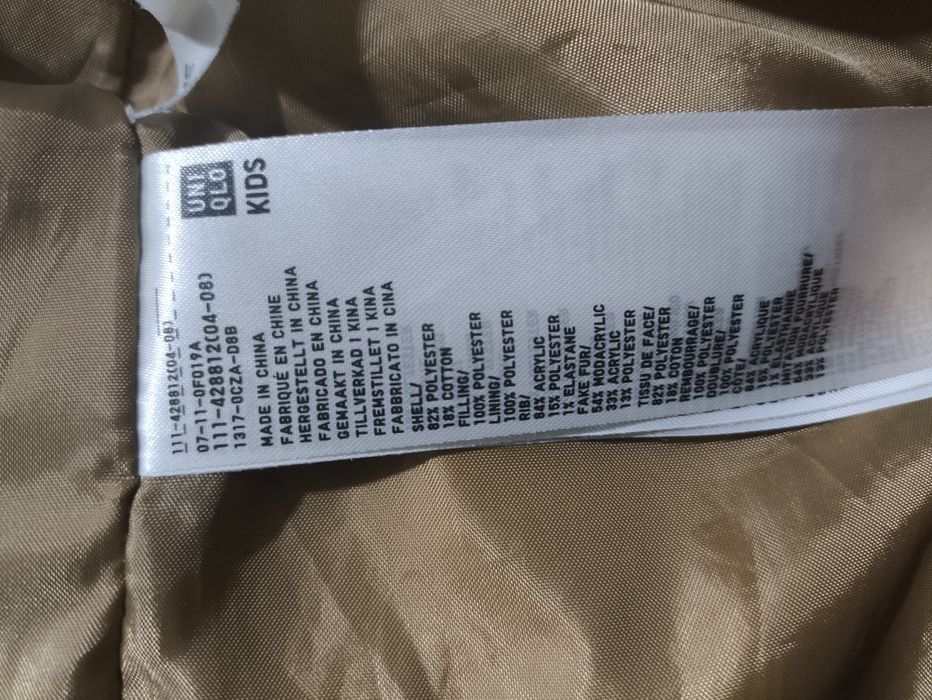 Зимова куртка Uniqlo
