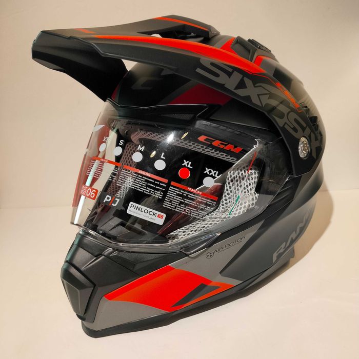 Capacete CGM Dual-sport trail adv mota novo