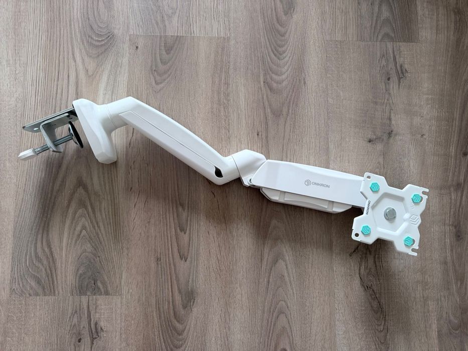 Suporte para monitor de secretária de 13 a 32 polegadas branco com VESA