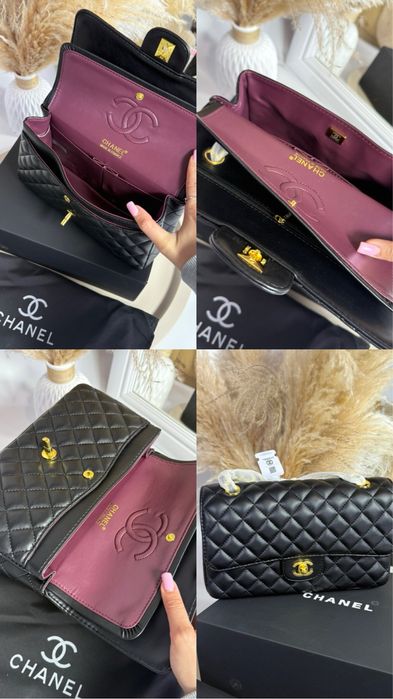 Сумка Chanel Double Flap. Шкіряна сумка Шанель