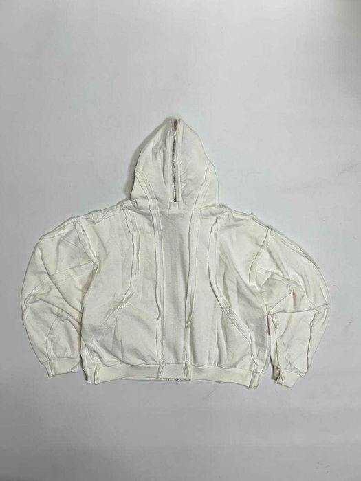 archive opium zip hoodie y2k ダブルジップ　チェック 破格 00s vkei opium swag ダブルジップパーカー チェック - メルカリ