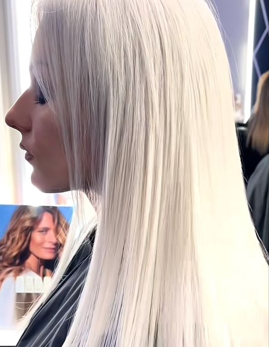 Wlisy naturalne clip in 7 tasm cieply jasny blond