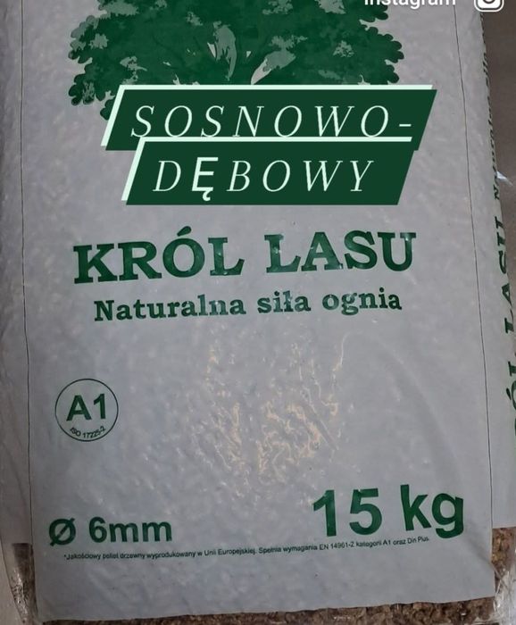 Pellet sosnowy,  sosnowo debowy