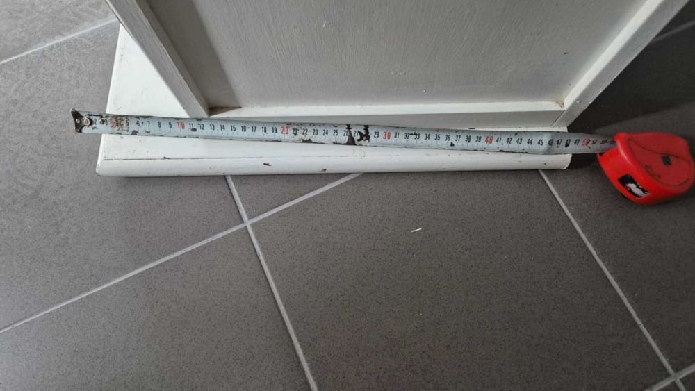 Witryna Szafa Biała Solidna 180 x 107