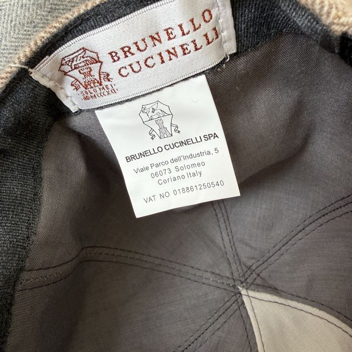 Brunello cucinelli кепка бейсболка