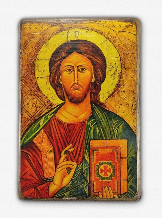 Ikona Święty Obrazek Ręcznie Robione