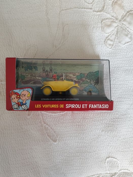 Miniatura colecionável do Spirou e Fantasio, escala 1/43. Veja os meus