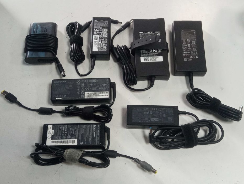 Zasilacz laptopowy, używany oryginał, DELL, HP, Lenovo