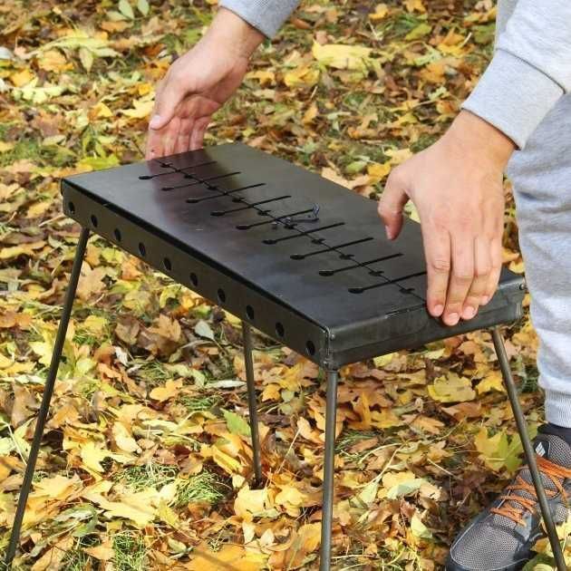 ‼️ Мангал раскладной 3мм чемодан на 6◽️8◽️10◽️12 шампуров. Аксессуары.
