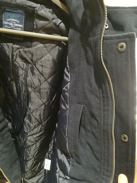 Casaco Blusão Unisexo Azul Escuro Navy Tiffosi