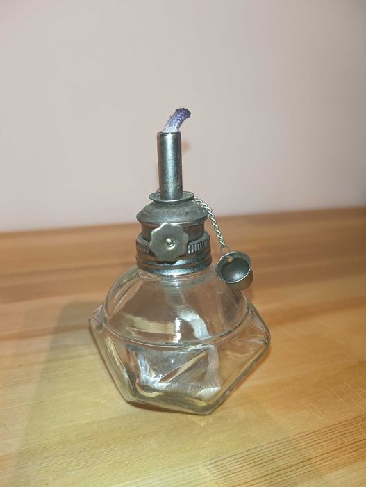 Szklany palnik spirytusowy