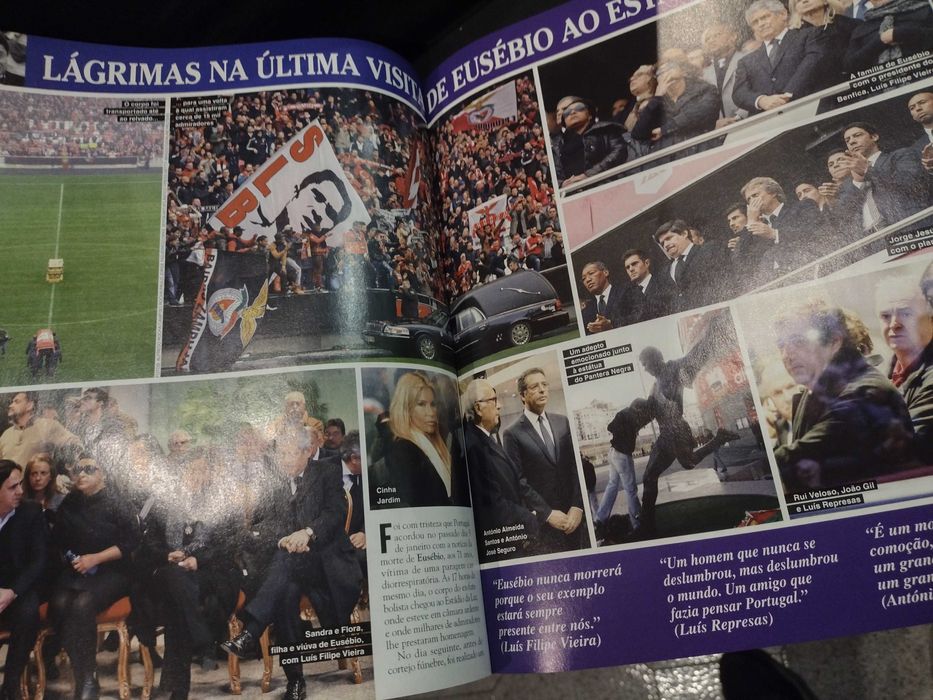 Revista "Caras" Eusébio