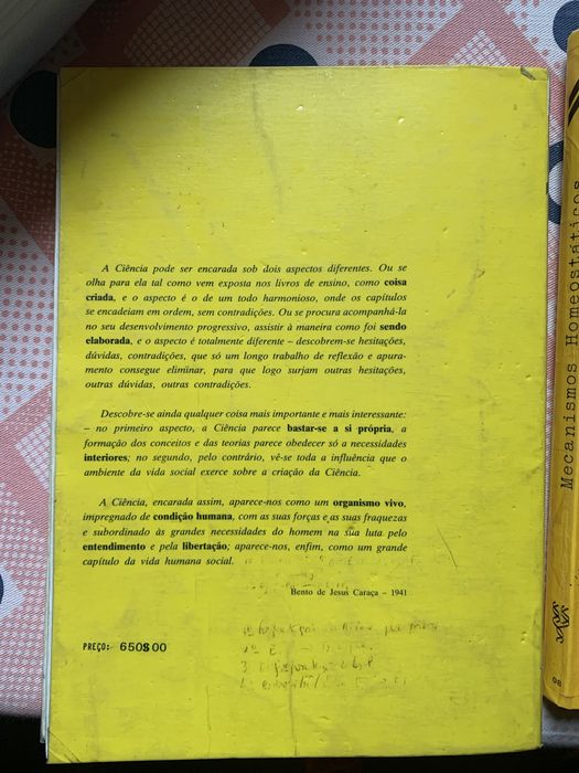 “Biologia humana - mecanismos homeostáticos” 11 ano - Volume I e II
