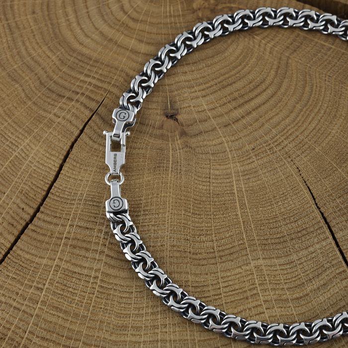 Масивний чоловічий срібний ланцюжок АРАБКА 73 грама