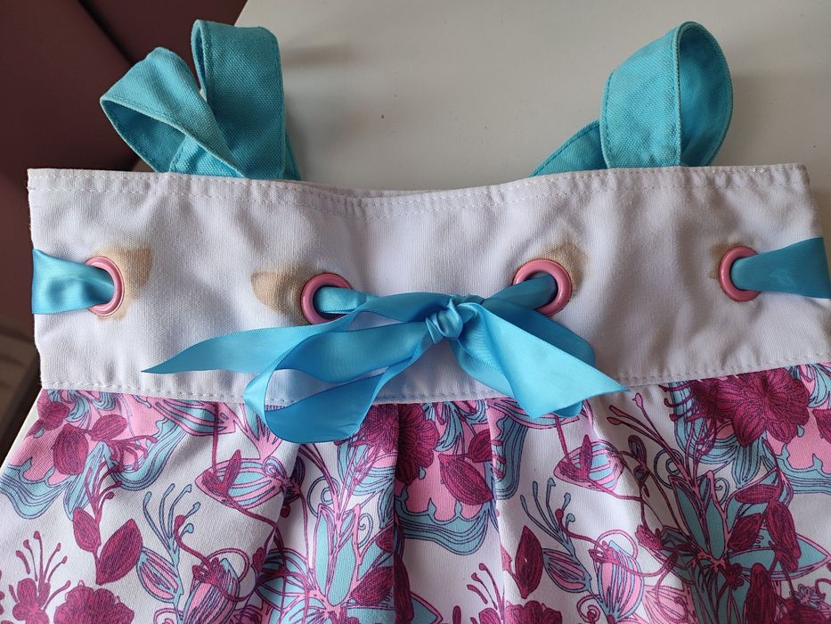 Torba plażowa na lato na plażę w kwiaty Esotiq