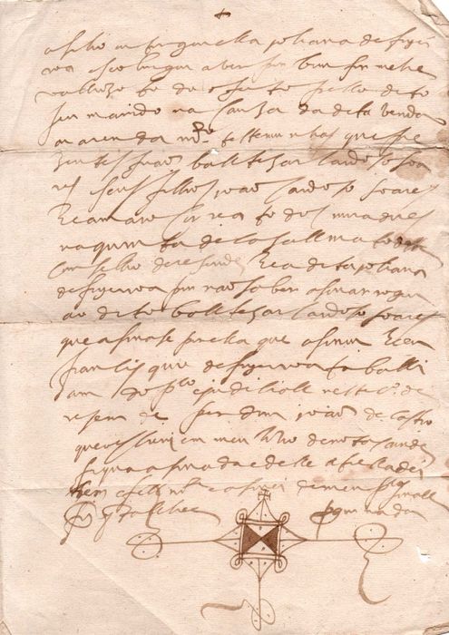 MANUSCRITO - Gaspar Leite de Miranda, Vila da Feira (1617).