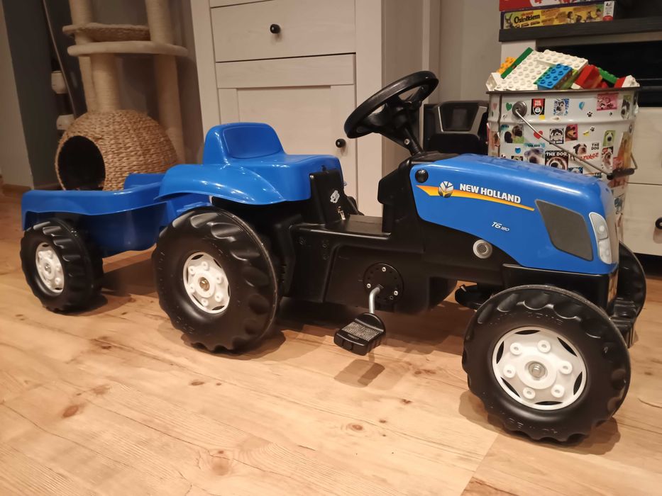 Traktor Traktorek Rolly Toys New Holland na pedały