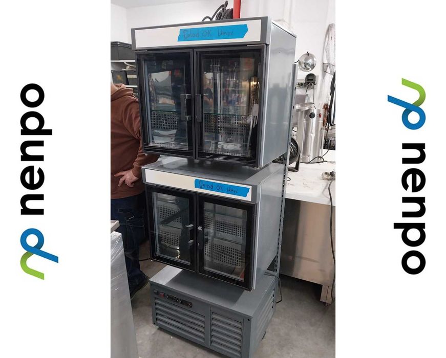 Lodówka na napoje,  dwie w jednej.