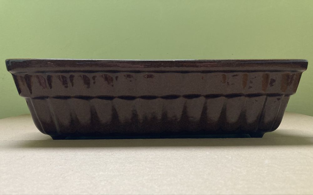 Ceramiczna forma do pieczenia retro vintage prl