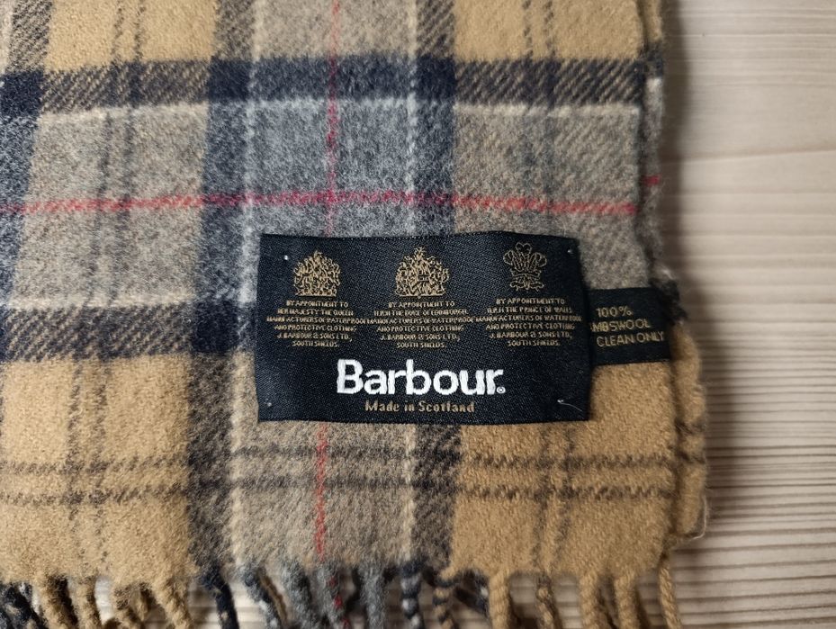Шерстяний шарф Barbour. оригінал