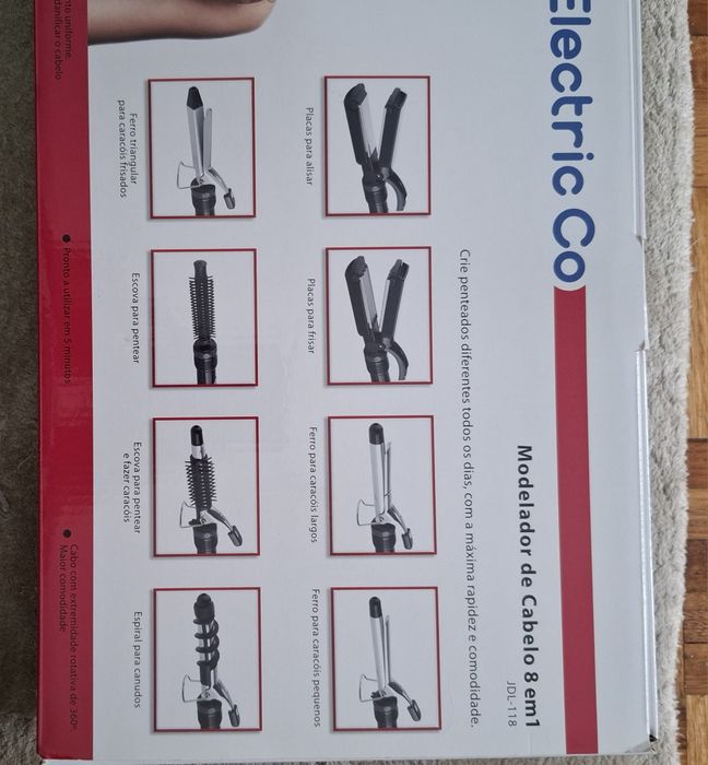 Modelador de cabelo 8 em 1