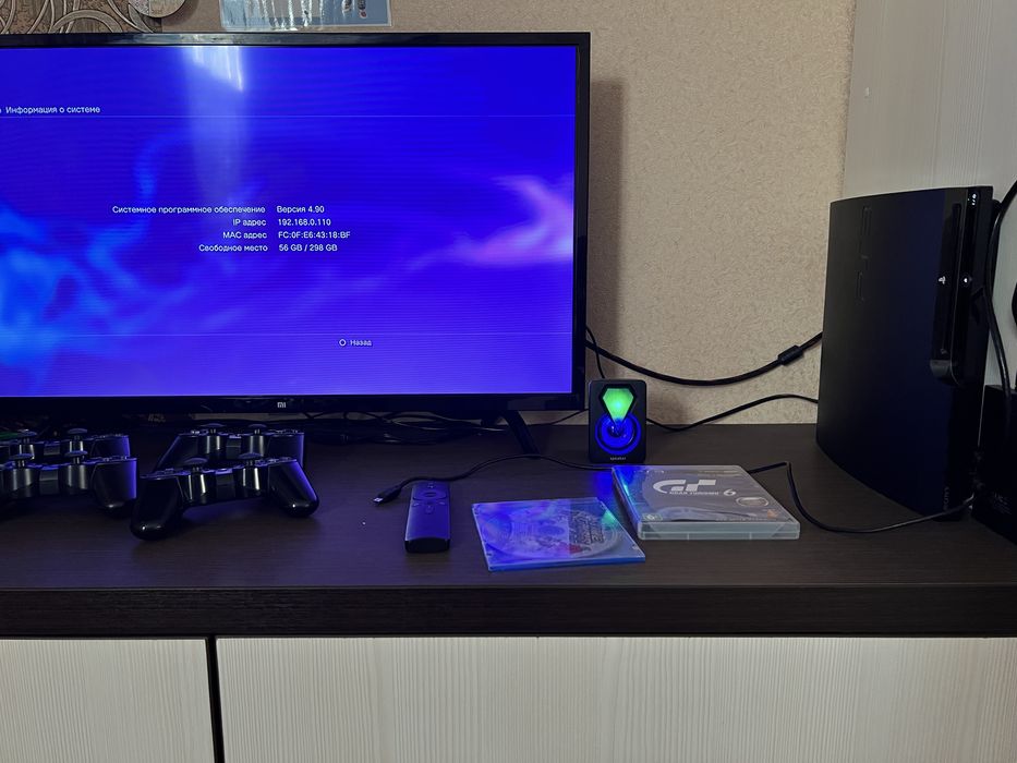 Play Station 3 Slim + 4 геймпади + ігри